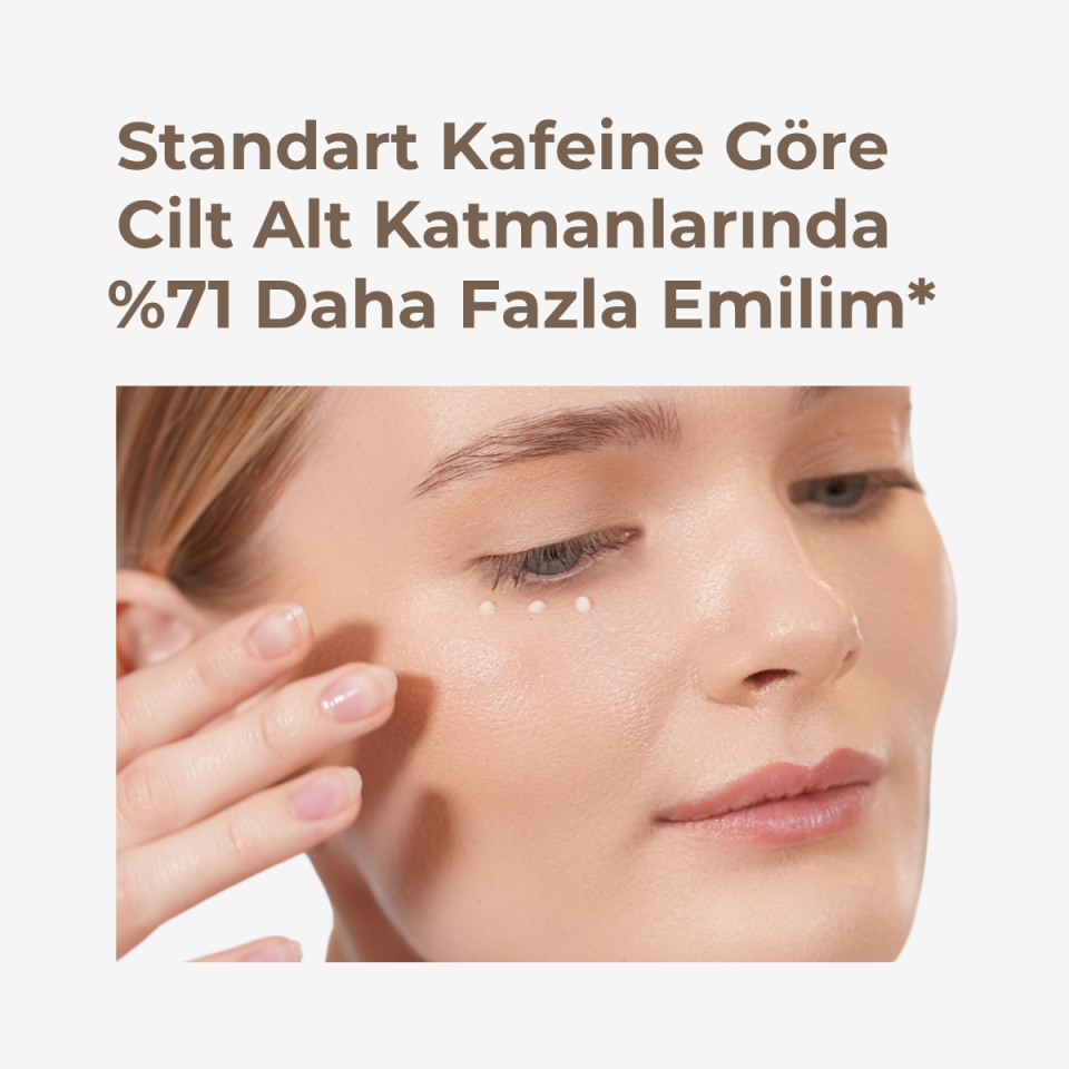 Aydınlatıcı ve Torbalanma Karşıtı Lipozomal Kafein Göz Çevresi Kremi 15 g