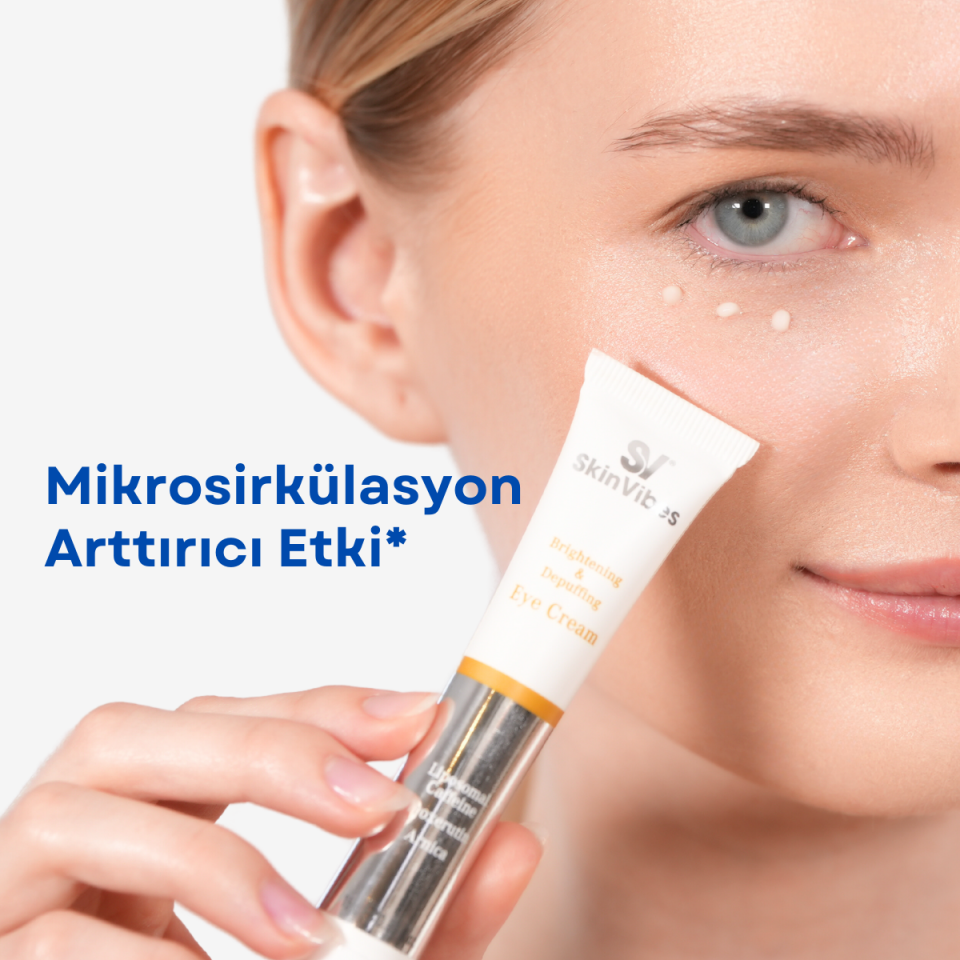 Aydınlatıcı ve Torbalanma Karşıtı Lipozomal Kafein Göz Çevresi Kremi 15 g