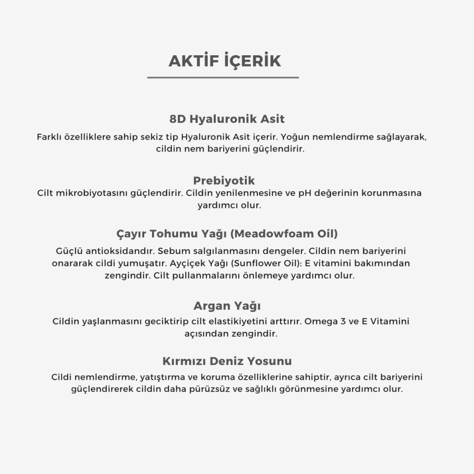 Yoğun Nemlendirici Süt Tonik  200 ml