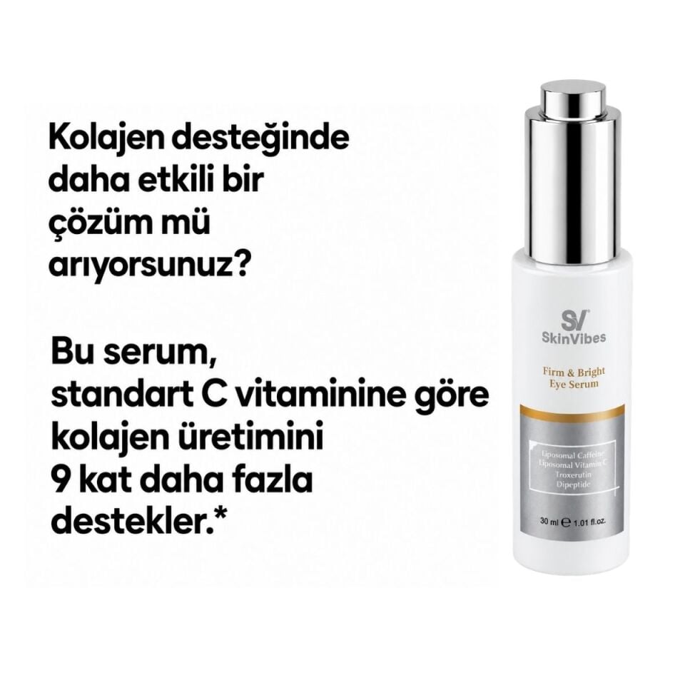 Aydınlatıcı ve Sıkılaştırıcı Troxerutin Göz Çevresi Serumu 30 ml