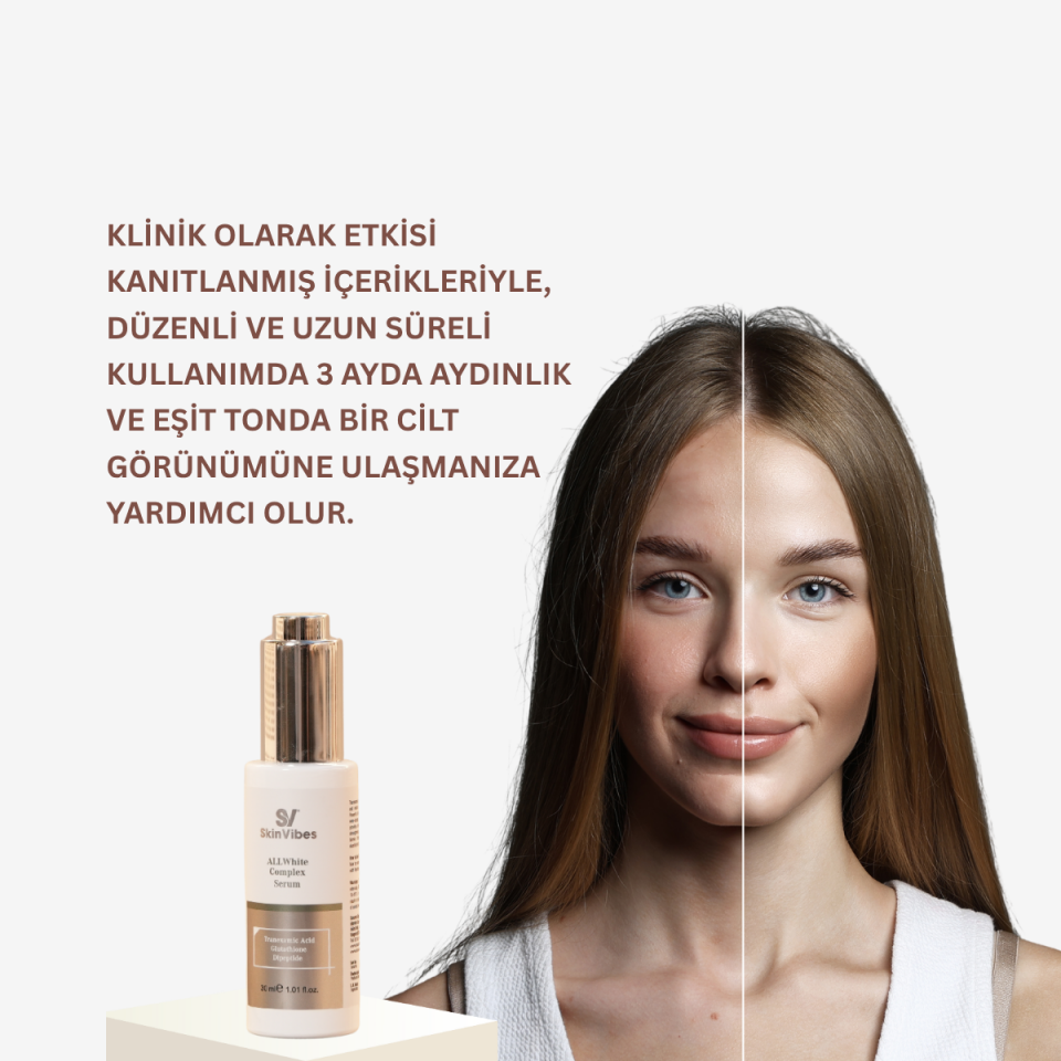 Aydınlatıcı ve Beyazlatıcı Cilt Serum 30 ml