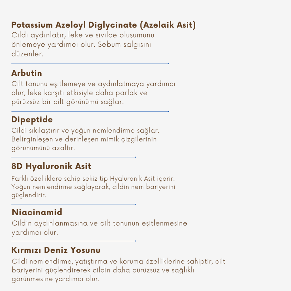 Aydınlatıcı, Leke ve Sivilce Karşıtı Azelaik Asit Complex Serum 30 ml