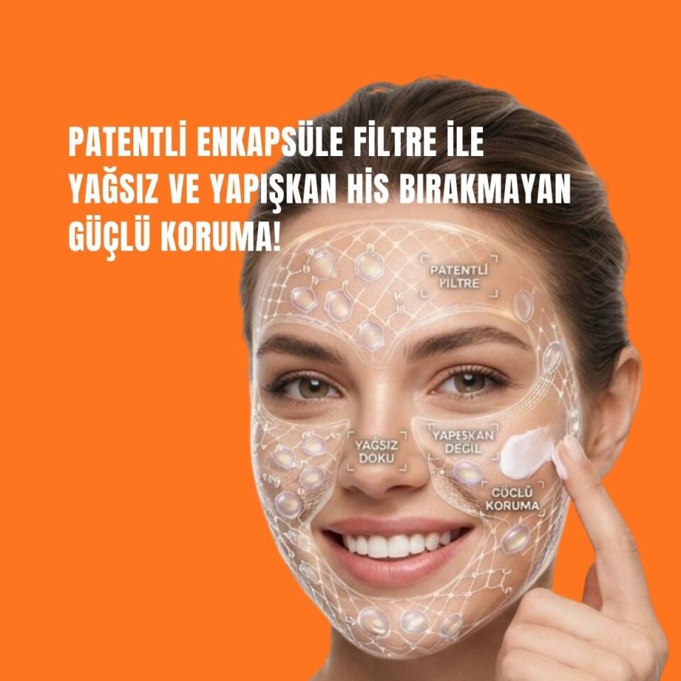 Leke Önleyici ve Nemlendirici Güneş Koruyucu Krem SPF 50+, 50 ml