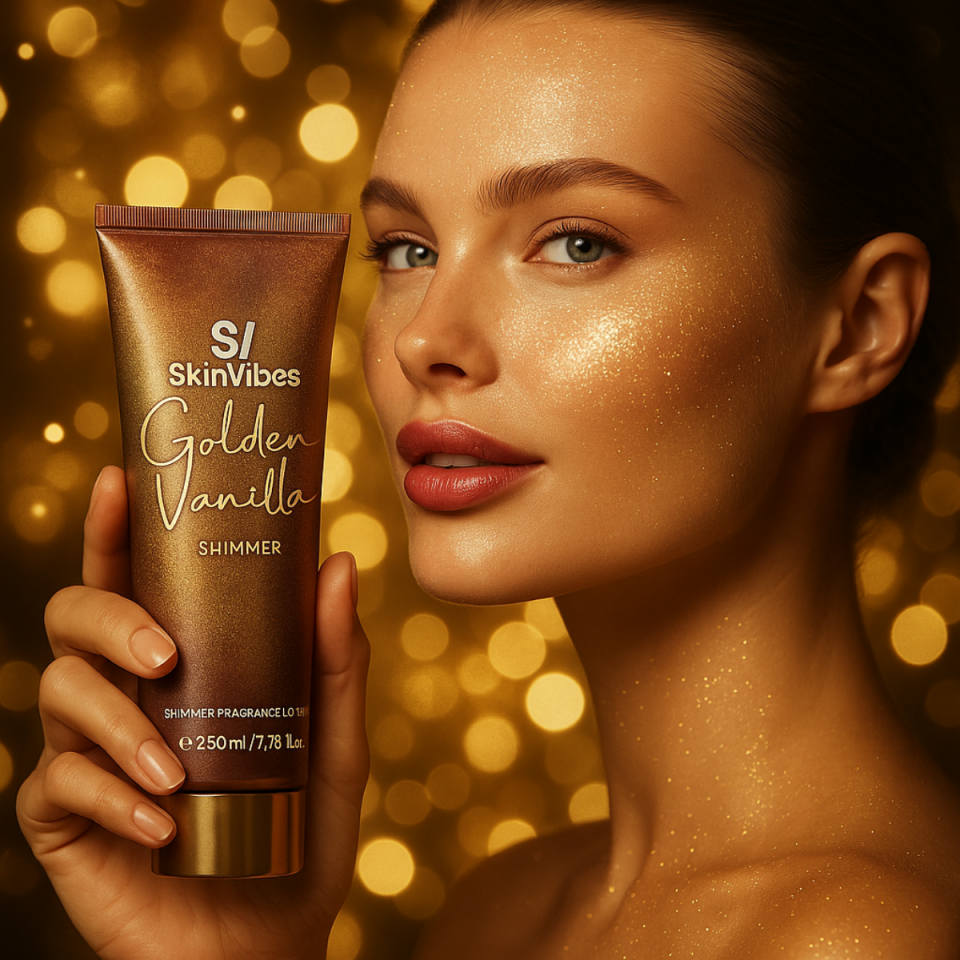 Golden Vanilla Parfümlü ve Işıltılı Vücut Losyonu 230 ml