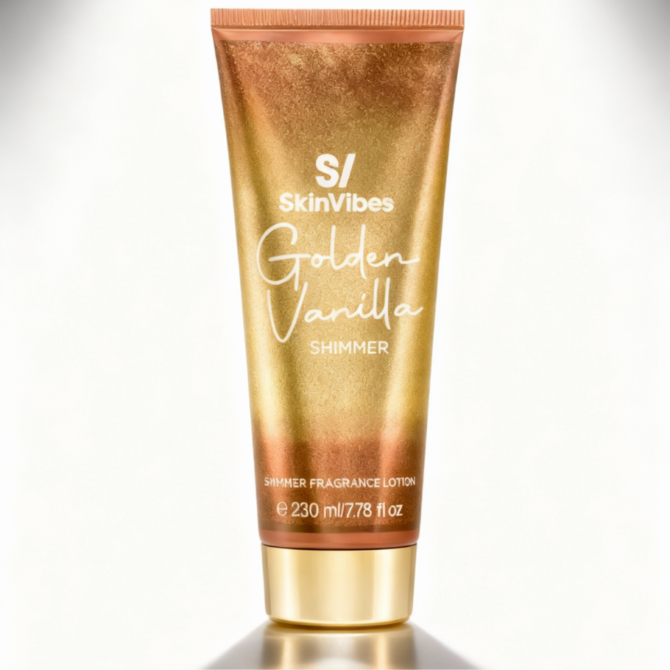Golden Vanilla Parfümlü ve Işıltılı Vücut Losyonu 230 ml