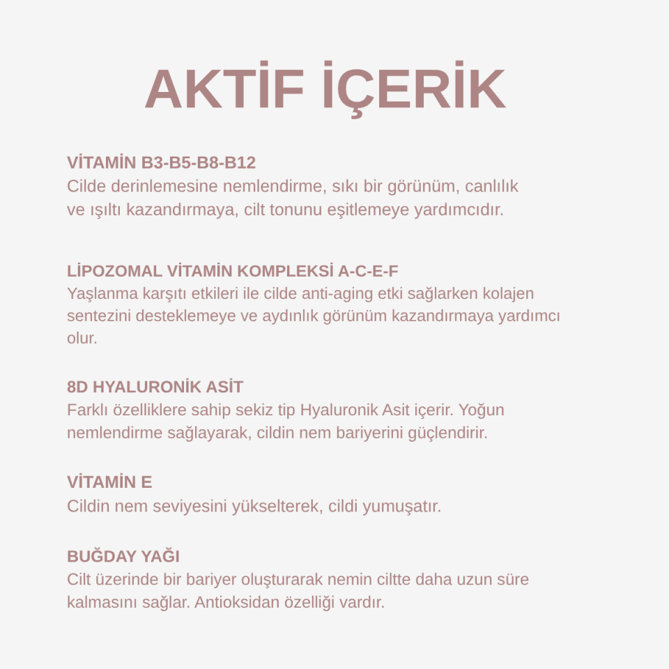 Aydınlatıcı Multivitamin Krem